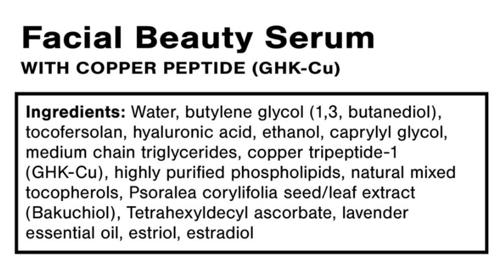 how long to see effects of ghk cu Skin Perfection 1% GHK Copper Peptide Serum for Face and Hairline,  Lightweight Daily Serum, 0.5 Oz main image 0